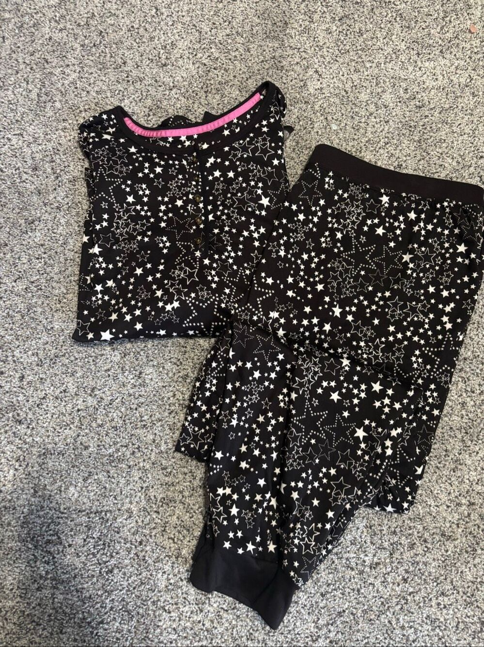 ❤️Cuddl Duds Star Print Pajama Set